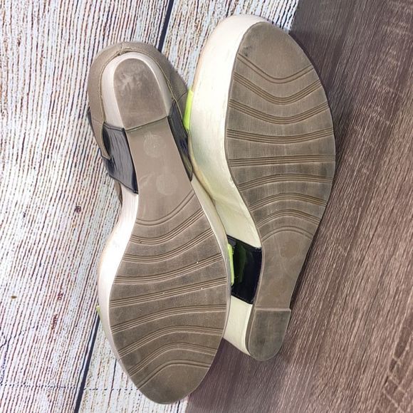 Matisse Women's Sz 8 Multi-Color Platform Wedge Sandals - Picture 12 of 12